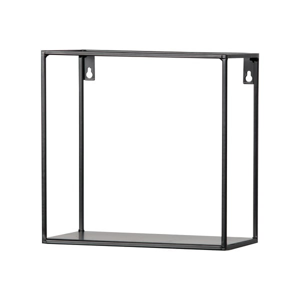 Sada 2 černých nástěnných polic WOOOD Meert-image-2