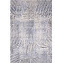 Světle modrý vlněný koberec 133x180 cm Strokes – Agnella
