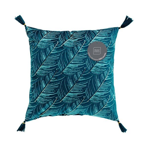 Sametový dekorační polštář 40x40 cm Palmina – douceur d'intérieur-image-3
