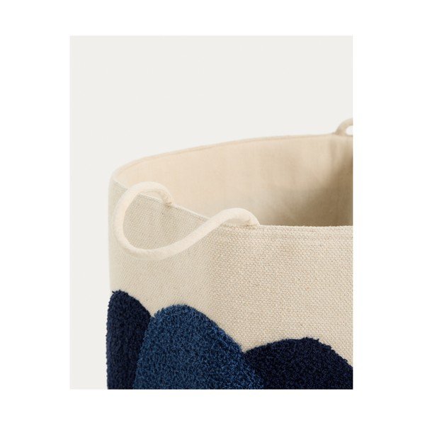 Slonovinový látkový dětský koš na hračky ø 35x50 cm Tandani – Kave Home-image-2