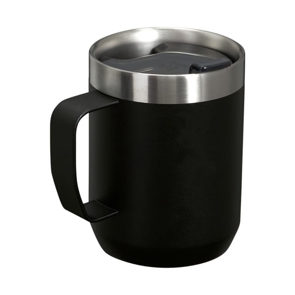 Černý termo hrnek z nerezové oceli 230 ml Stay-Hot Camp Mug Black – Stanley-image-2