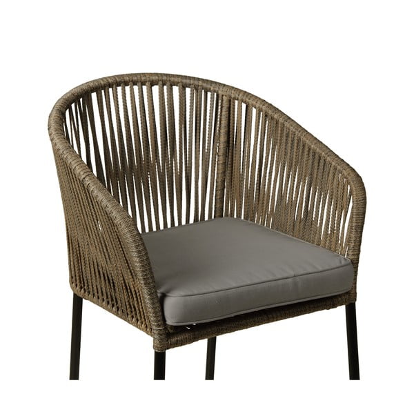 Sada 2 šedohnědých zahradních židlí Bonami Selection Trapani-image-2