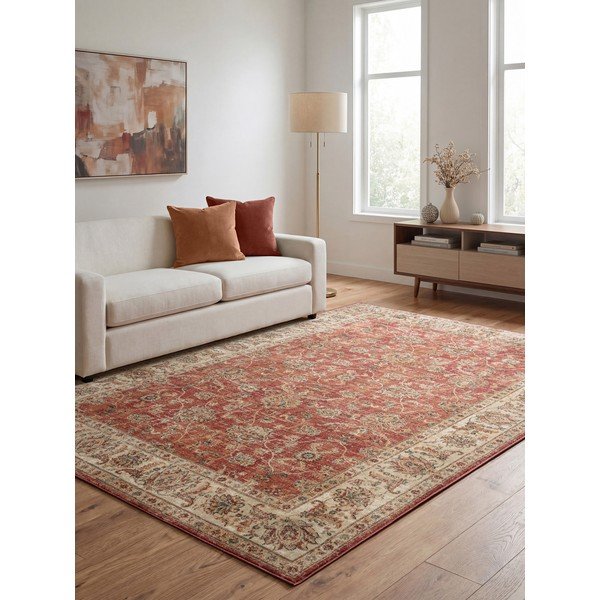 Červený koberec 200x275 cm Raja – Asiatic Carpets-image-1