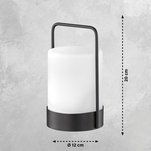 LED solární stmívatelné venkovní svítidlo na dálkové ovládání ø 12 cm Casoli – Fischer & Honsel-image-1