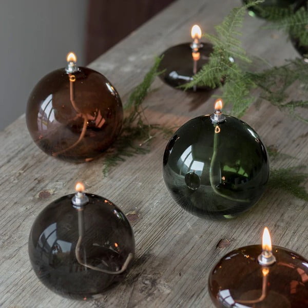 Skleněná olejová lampa (výška 10 cm) Aura – Mette Ditmer Denmark-image-1