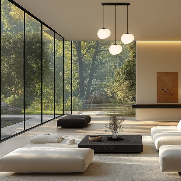 Černo-bílé závěsné svítidlo Stones – Candellux Lighting-image-1