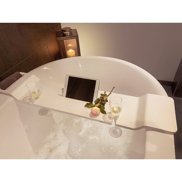 Bílá police do vany Wenko Matera, délka 94 cm-image-3