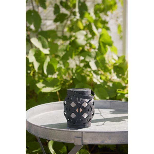 Černá lucerna Star Trading Flame Lantern, výška 16 cm-image-3