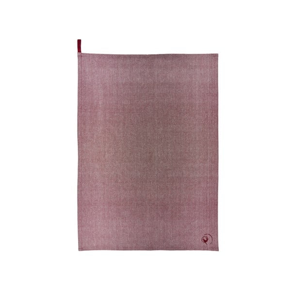 Růžová kuchyňská utěrka z bavlny Södahl, 50 x 70 cm