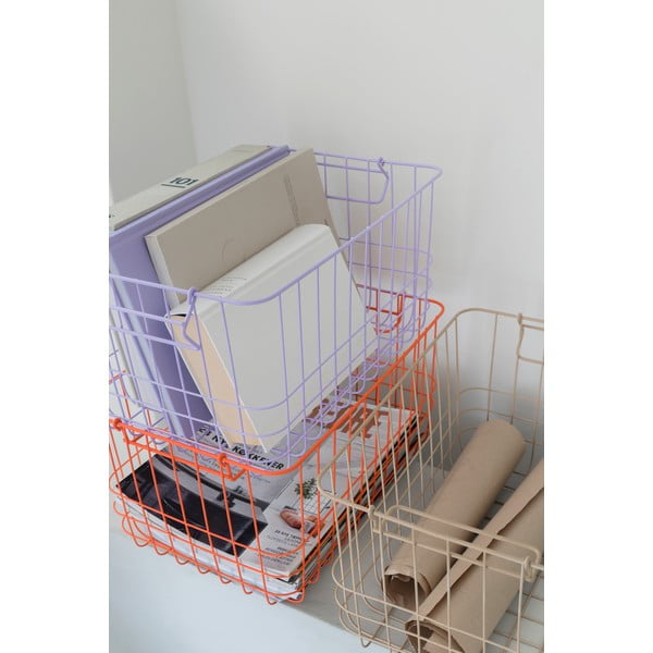 Drátěný kovový košík 37x26x20 cm Store-It – Mette Ditmer Denmark-image-4