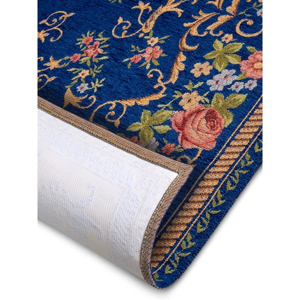 Tmavě modrý koberec 75x150 cm Nour – Hanse Home-image-4