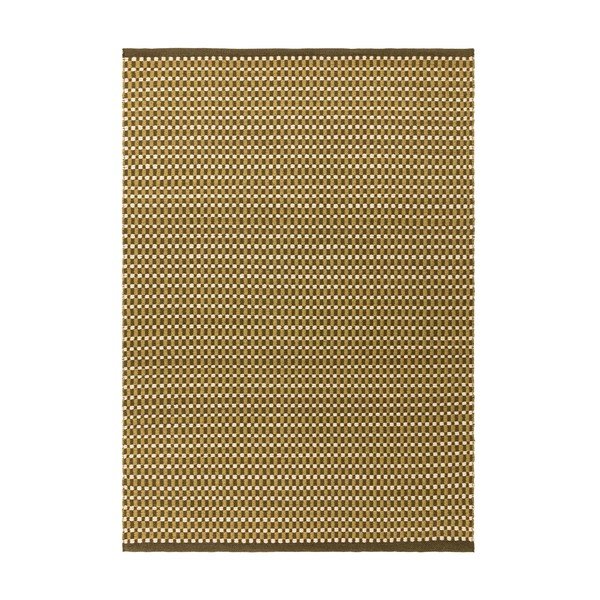 Khaki ručně tkaný koberec s příměsí vlny 200x290 cm Ember – MADE