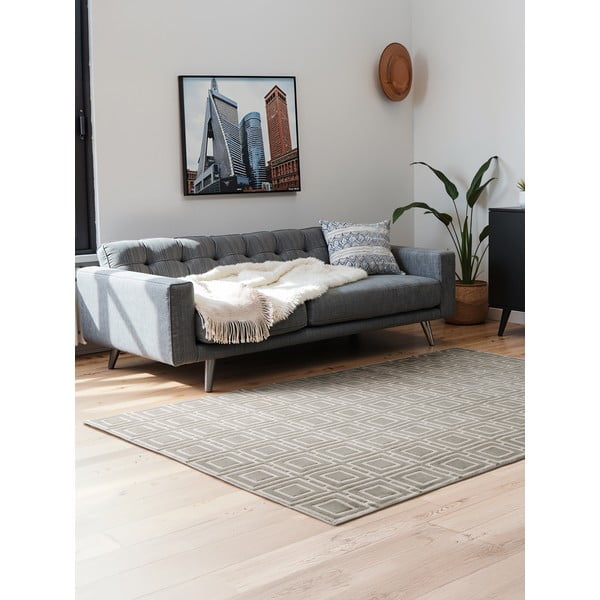 Šedo-krémový koberec 160x235 cm Perles Howlite – Elle Decoration-image-1