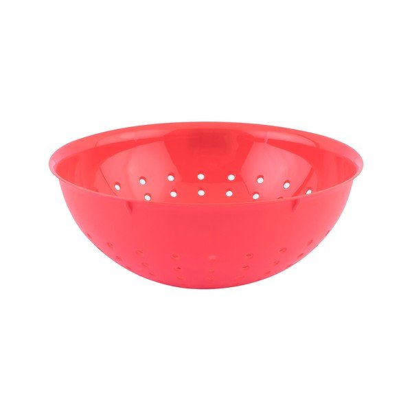 Červený plastový cedník Tantitoni Candy, ⌀ 20 cm