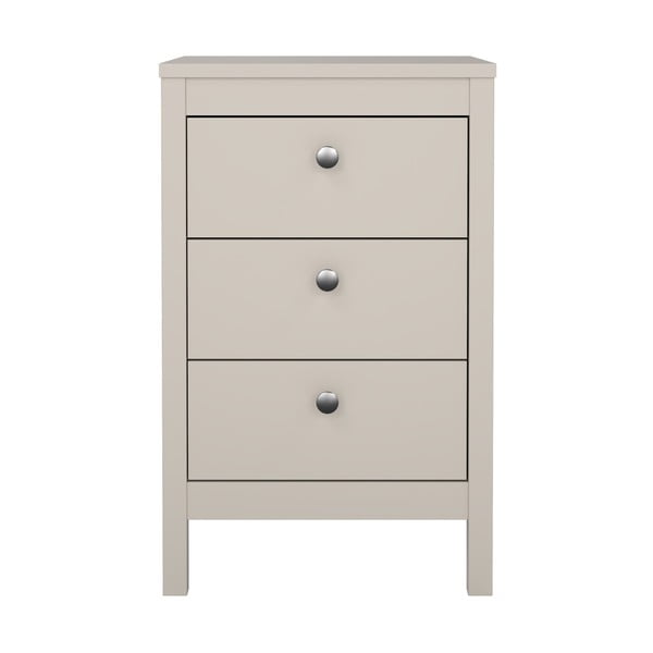 Šedobéžový noční stolek Madrid – Tvilum-image-2
