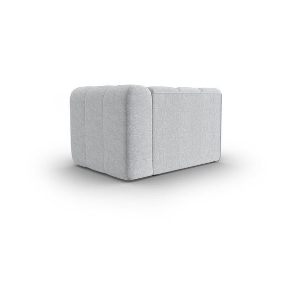 Světle šedý modul pohovky (pravý roh) Lupine – Micadoni Home-image-3