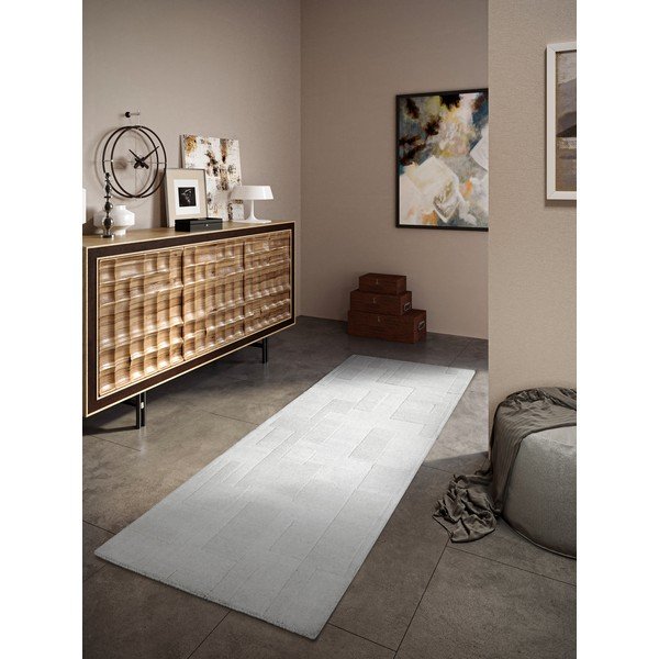 Krémový ručně tkaný vlněný běhoun 80x250 cm Wilhelmine – Villeroy&Boch-image-1
