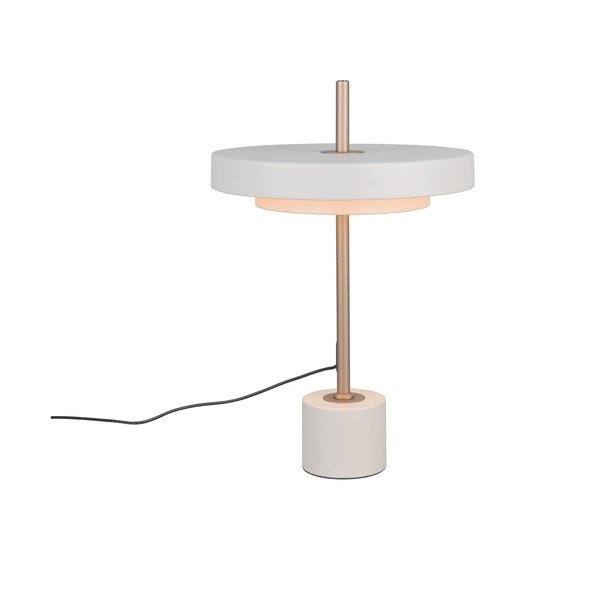 Slonovinová LED stmívatelná stolní lampa (výška 45,5 cm) Keaton – Trio