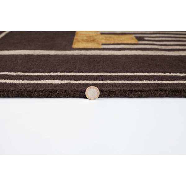 Hnědý ručně tkaný koberec Flair Rugs Moderne Lifestyle, 200 x 290 cm-image-1