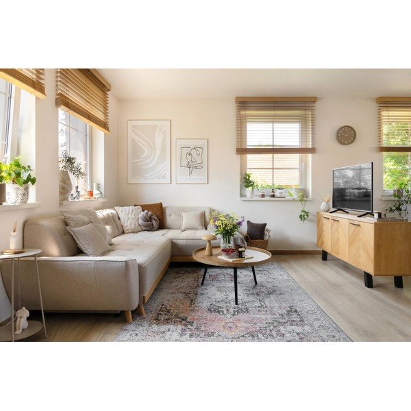 Béžová rozkládací rohová pohovka Miuform Dazzling Daisy L, pravý roh-image-1