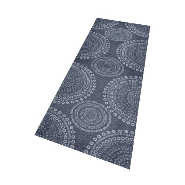 Šedý běhoun Zala Living Flower Dots, 50 x 150 cm-image-1