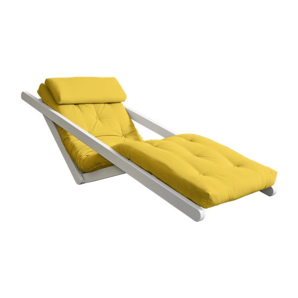 Variabilní lenoška Karup Figo White/Amarillo-image-4