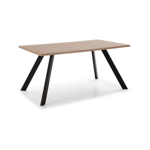 Jídelní stůl s deskou v dubovém dekoru 90x160 cm Texas – Marckeric