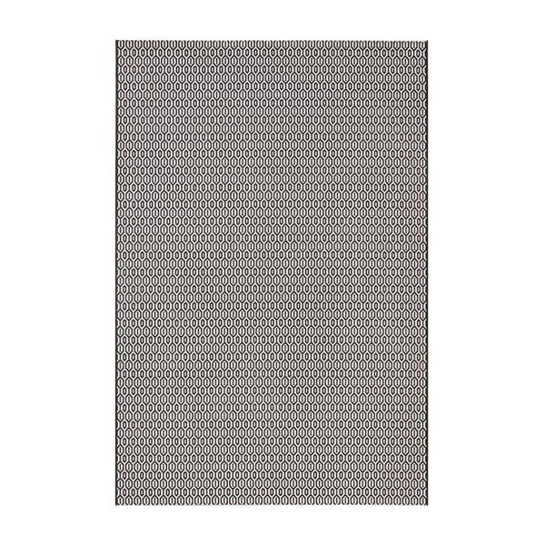 Černo-bílý venkovní koberec NORTHRUGS Coin, 200 x 290 cm