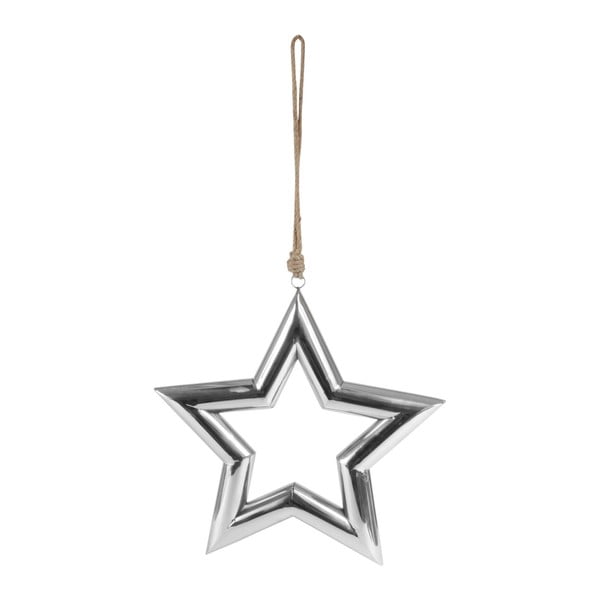 Závěsná dekorativní hvězda ve stříbrné barvě Côté Table Hanging Star