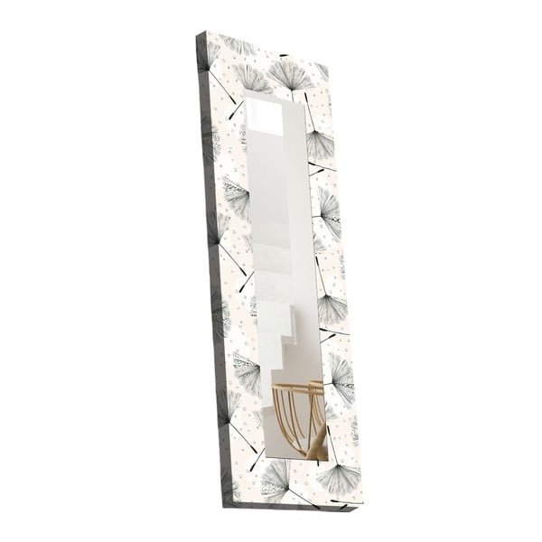 Nástěnné zrcadlo s dřevěným rámem 40x120 cm – Wallity