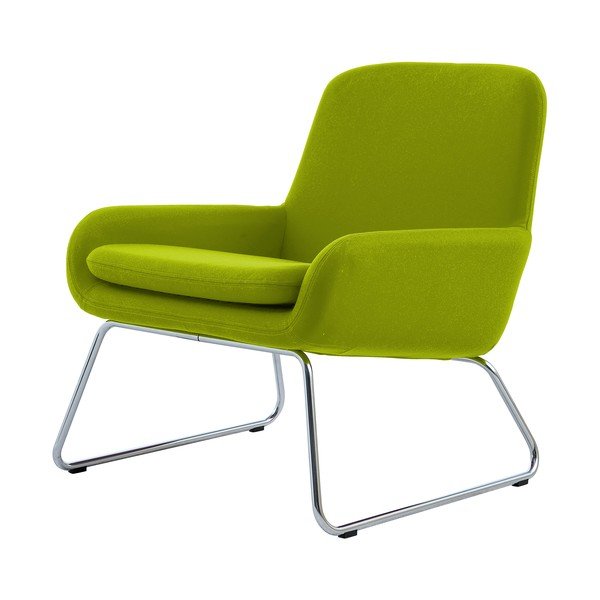 Limetkově zelené křeslo Softline Coco-image-3