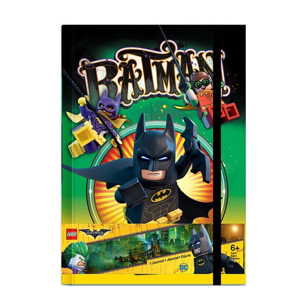 Linkovaný zápisník LEGO® Batman, 96 stran