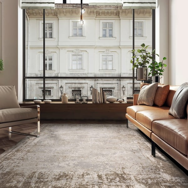Béžový koberec 80x150 cm Kuza – Asiatic Carpets-image-1