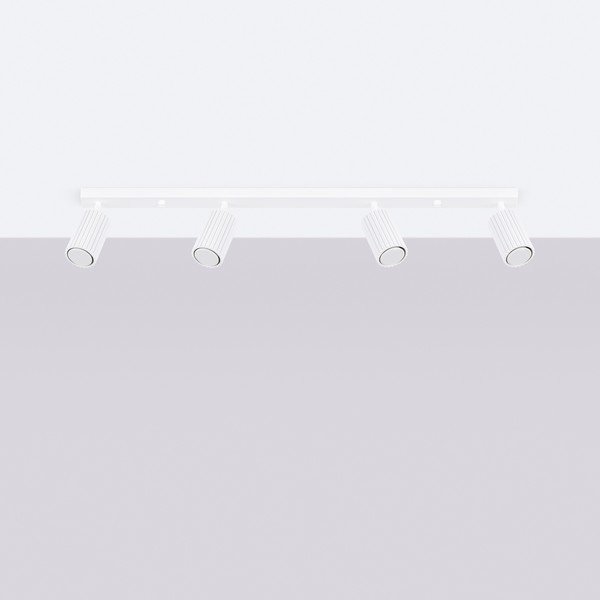 Bílé bodové svítidlo 6,5x81 cm Gleam – Sollux-image-3