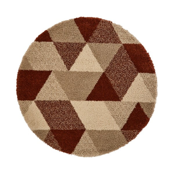 Koberec Think Rugs Royal Nomadic Dark Triangle, ø 160 cm