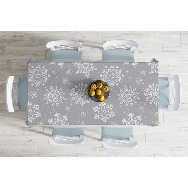 Vánoční ubrus s příměsí bavlny Minimalist Cushion Covers Holly Night, 140 x 180 cm -image-1