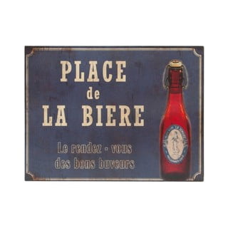 Plechová cedule Antic Line Place De La Biere