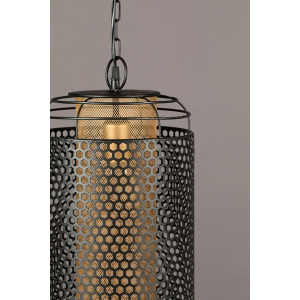 Černé závěsné svítidlo s kovovým stínítkem ø 25.5 cm Archer - Dutchbone-image-4