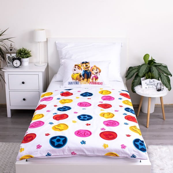 Bavlněné dětské povlečení do postýlky 100x135 cm Paw Patrol – Jerry Fabrics-image-2