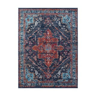 Tmavě modro-červený koberec Nouristan Azrow, 160 x 230 cm
