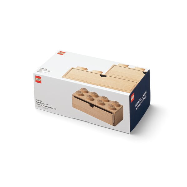 Dětský úložný box z dubového dřeva LEGO® Wood-image-3