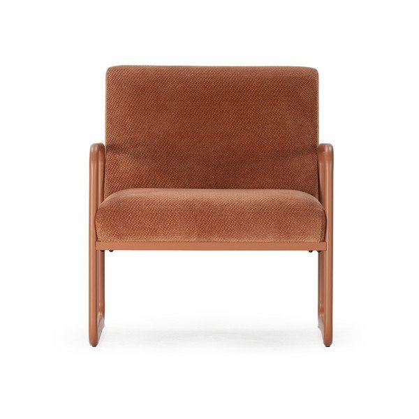 Žinylkové křeslo v terakotové barvě Vince – MOME-image-2