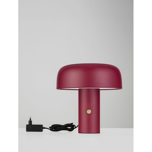 Vínová kovová LED stmívatelná stolní lampa (výška 31 cm) Noelia – Nova Luce-image-2