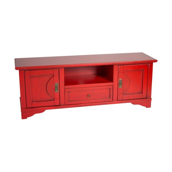 Červený TV stolek Evergreen House Credenza-image-4