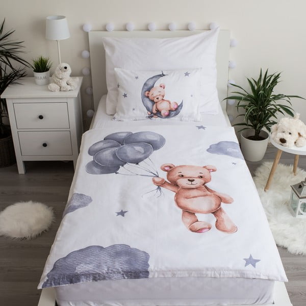 Bavlněné dětské povlečení do postýlky 100x135 cm Teddy Bear – Jerry Fabrics-image-1