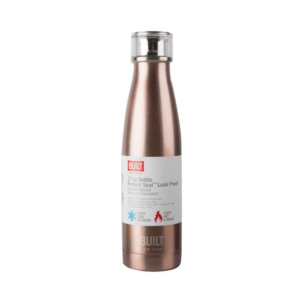 Růžová termo lahev z nerezové oceli Creative Tops Bulit, 483 ml-image-1