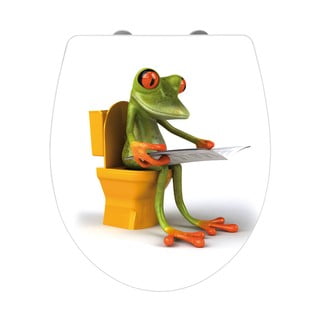 WC sedátko se snadným zavíráním Wenko Frog News, 45 x 38,8 cm