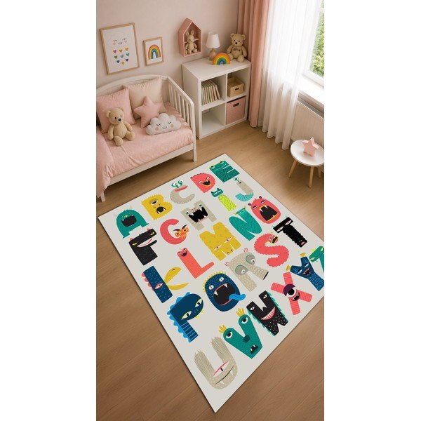 Pratelný dětský koberec 140x190 cm Alphabet – Mila Home-image-1