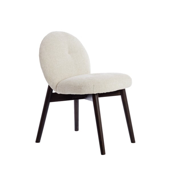 Krémová čalouněná jídelní křesla v sadě 2 ks Sinosa – Light & Living