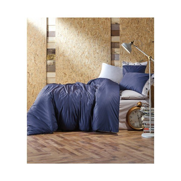 Set bavlněného povlečení na dvoulůžko s prostěradlem Sugu, 200 x 220 cm